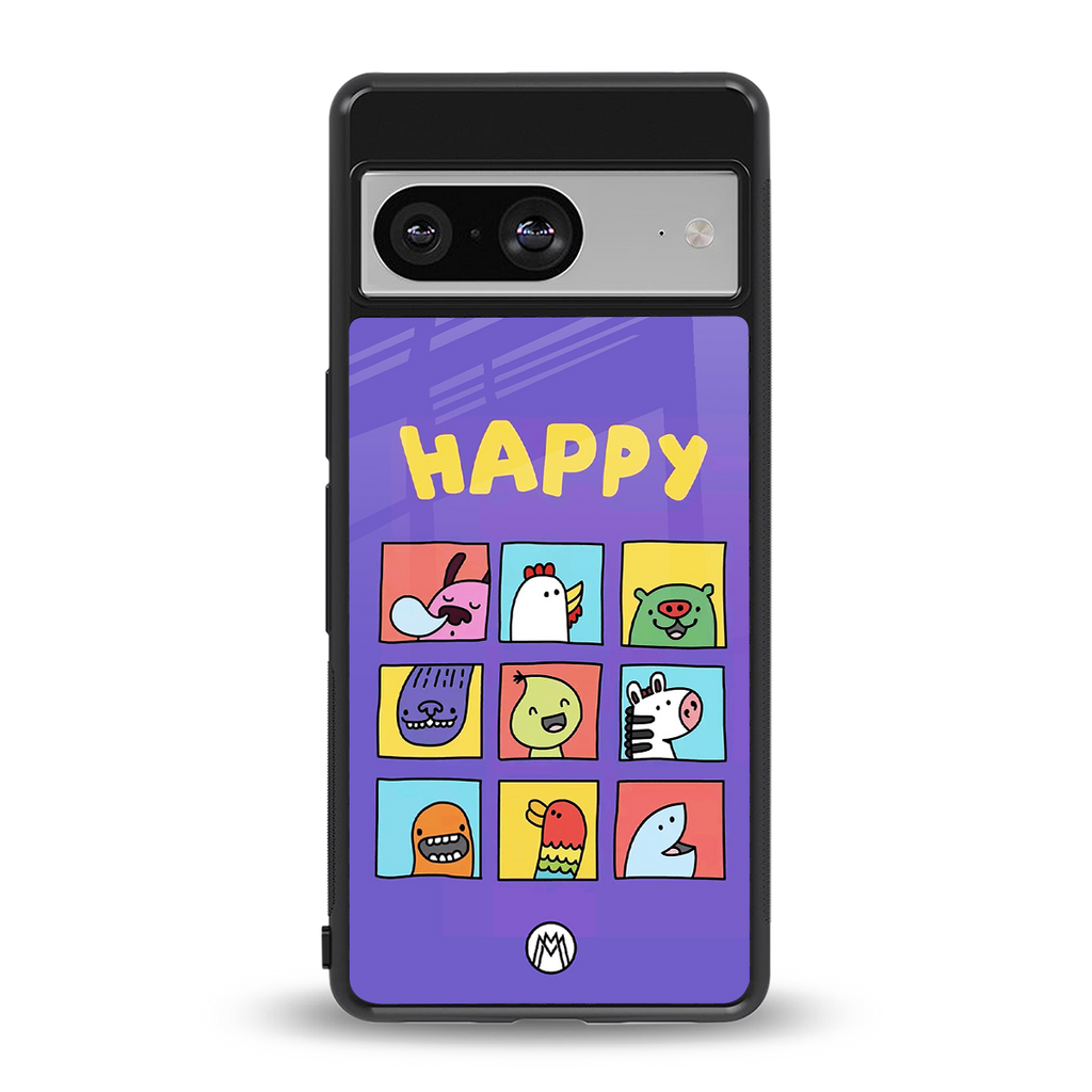kawaii edition back phone cover | glass case for Google Pixel 8