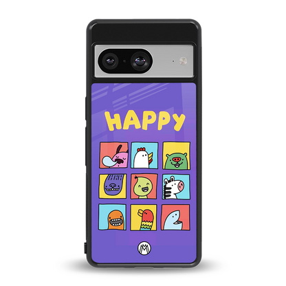 kawaii edition back phone cover | glass case for Google Pixel 8
