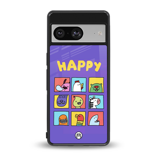 kawaii edition back phone cover | glass case for Google Pixel 8