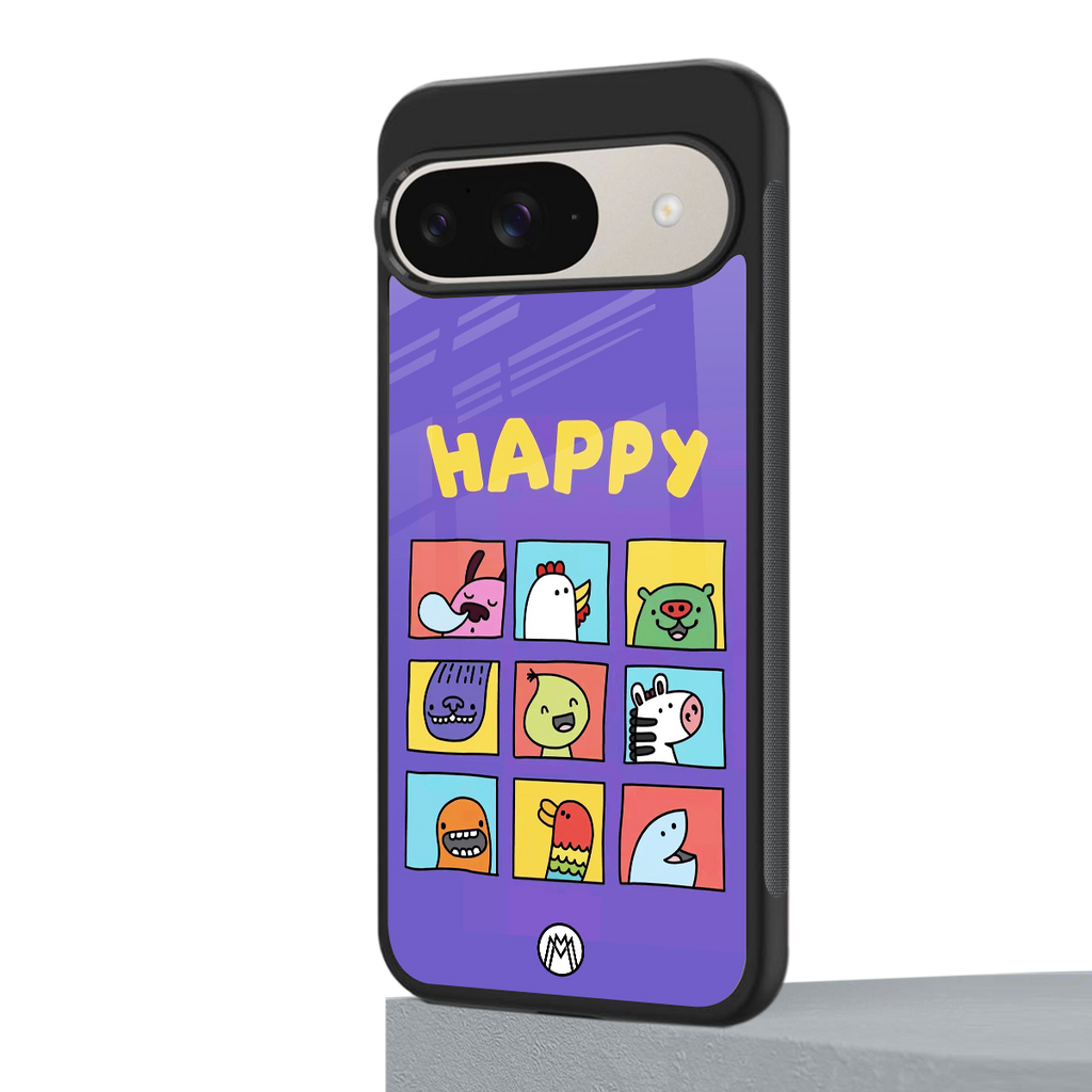 kawaii edition back phone cover | glass case for google pixel 9