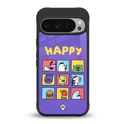 kawaii edition back phone cover | glass case for google pixel 9 pro xl