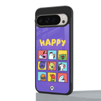 kawaii edition back phone cover | glass case for google pixel 9 pro