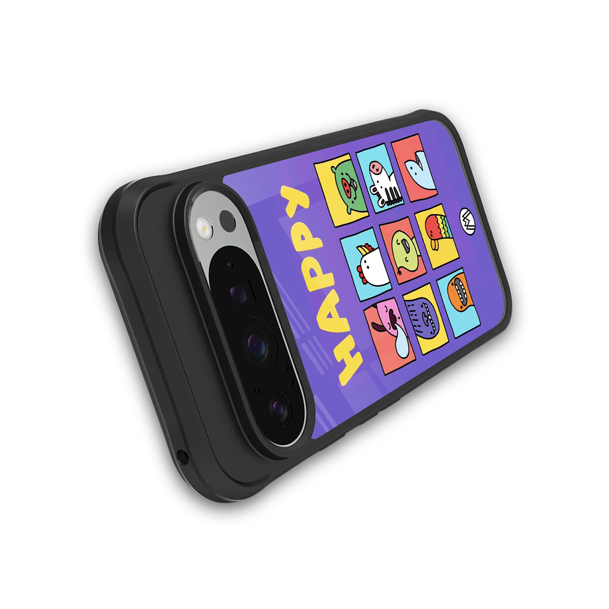 kawaii edition back phone cover | glass case for google pixel 9 pro