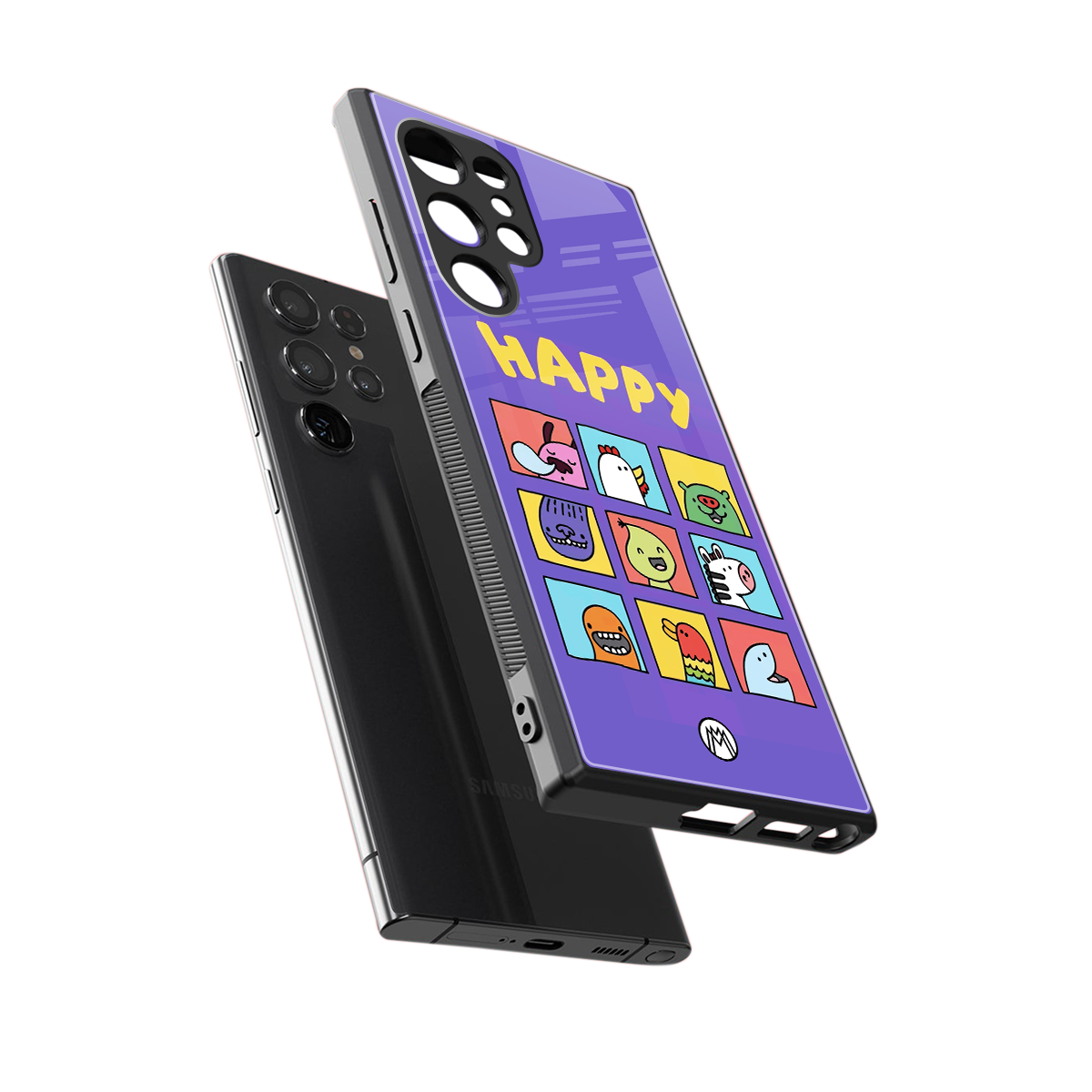 kawaii edition back phone cover | glass case for samsung galaxy s23 ultra