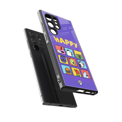 kawaii edition back phone cover | glass case for samsung galaxy s23 ultra