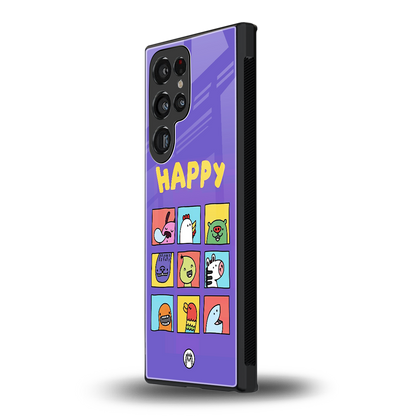 kawaii edition back phone cover | glass case for samsung galaxy s24 ultra