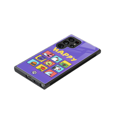 kawaii edition back phone cover | glass case for samsung galaxy s24 ultra