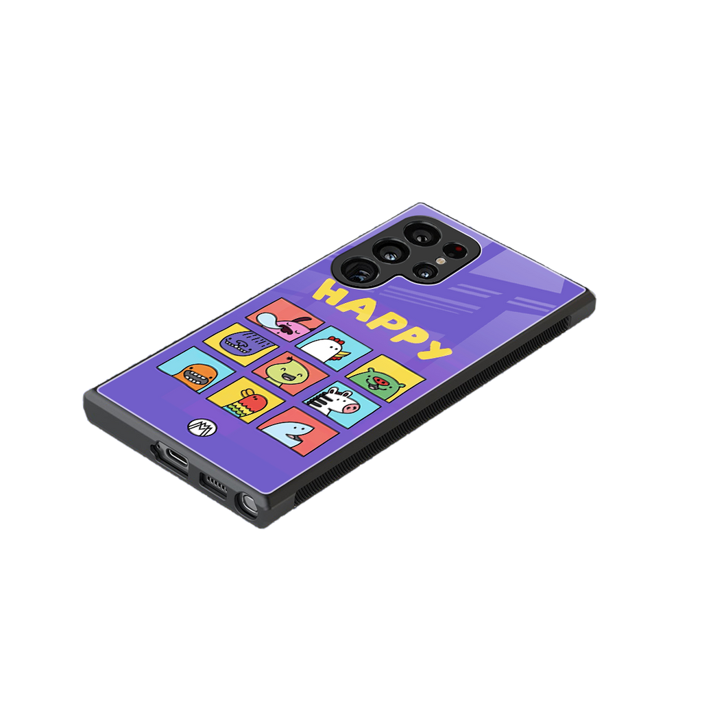 kawaii edition back phone cover | glass case for samsung galaxy s23 ultra