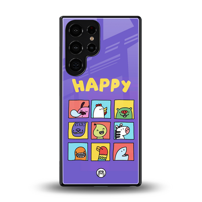 kawaii edition back phone cover | glass case for samsung galaxy s25 ultra
