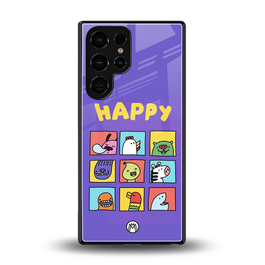 kawaii edition back phone cover | glass case for samsung galaxy s25 ultra