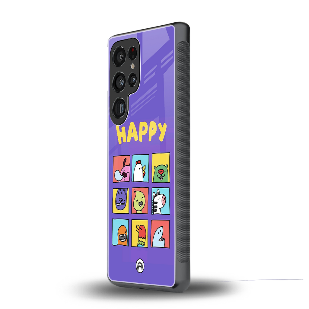 kawaii edition back phone cover | glass case for samsung galaxy s25 ultra