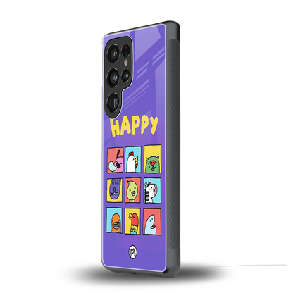 kawaii edition back phone cover | glass case for samsung galaxy s25 ultra