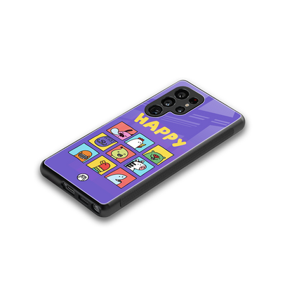 kawaii edition back phone cover | glass case for samsung galaxy s25 ultra