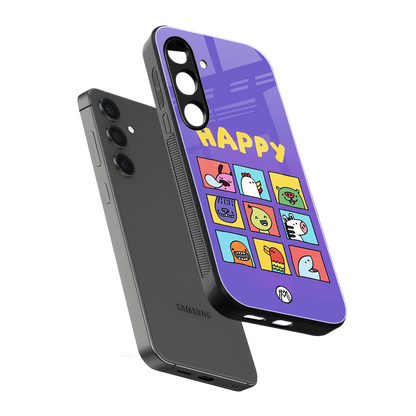 kawaii edition back phone cover | glass case for samsung galaxy s24 fe