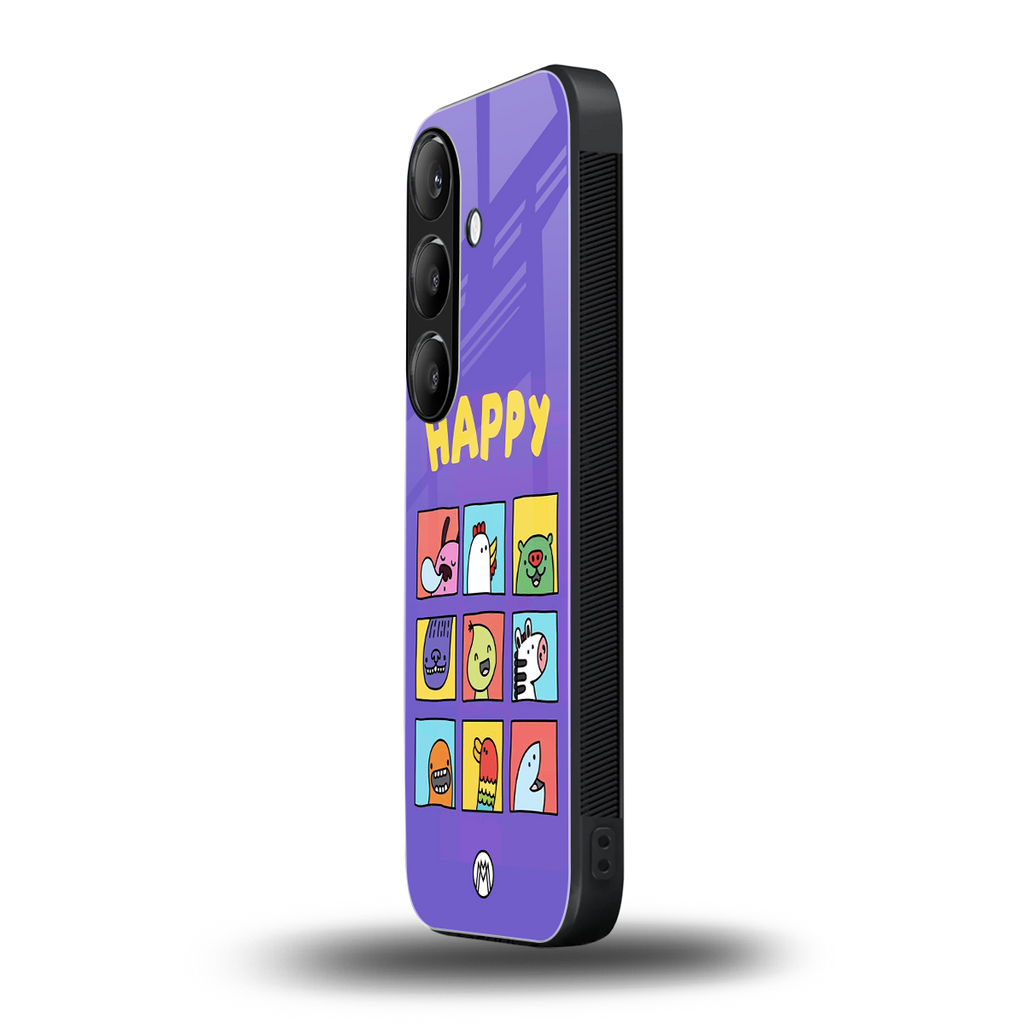 kawaii edition back phone cover | glass case for samsung galaxy s24 plus