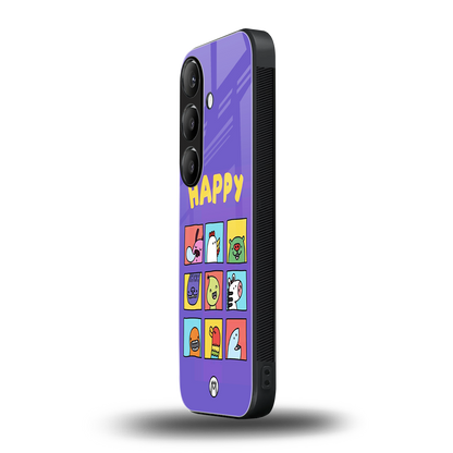 kawaii edition back phone cover | glass case for samsung galaxy s24 fe