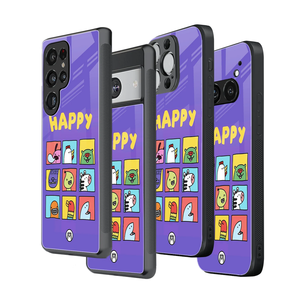 Stylish Glass Back Case for All Smartphones – iPhone, Samsung, OnePlus, Pixel, Redmi, Oppo, Vivo, Motorola