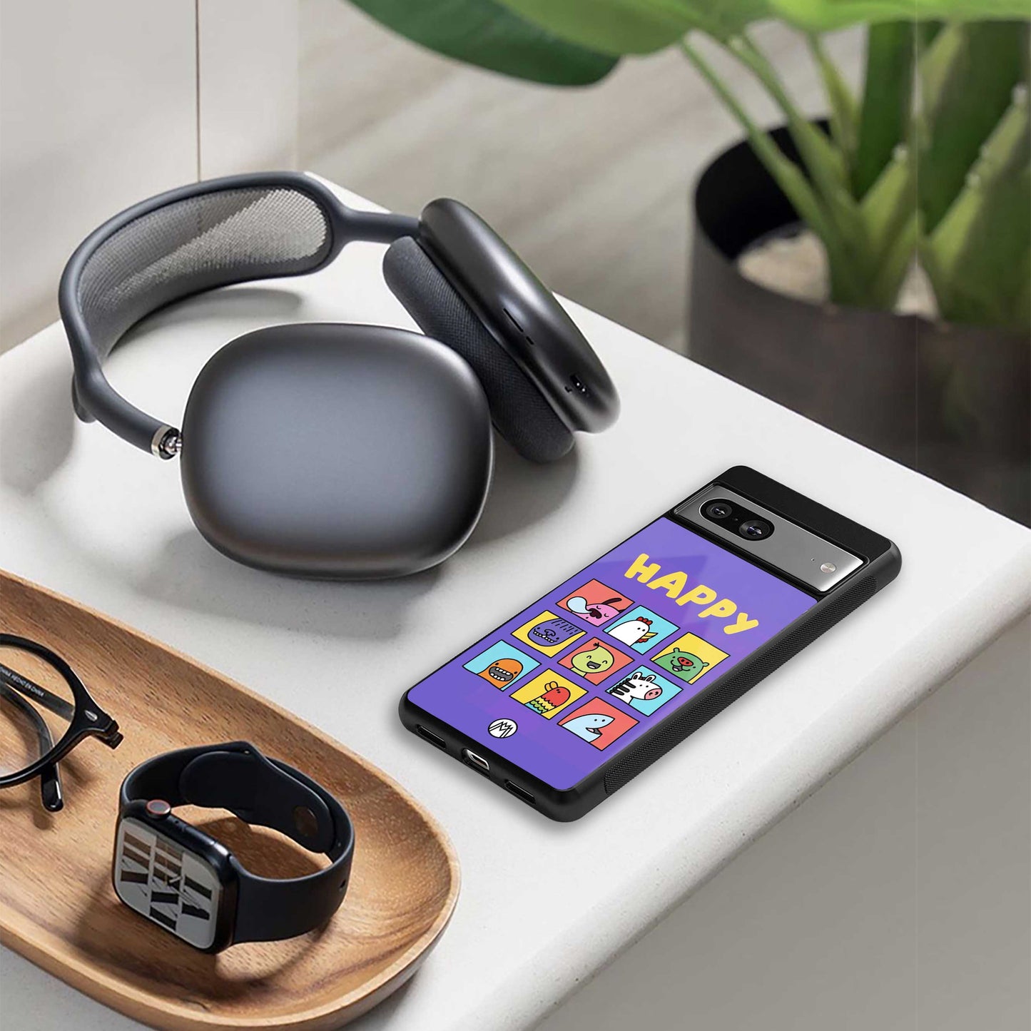 kawaii edition back phone cover | glass case for iphone 13 mini