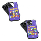 Trendy Glass Back Mobile Case for iPhone, Samsung, Redmi, OnePlus, Google Pixel, Motorola