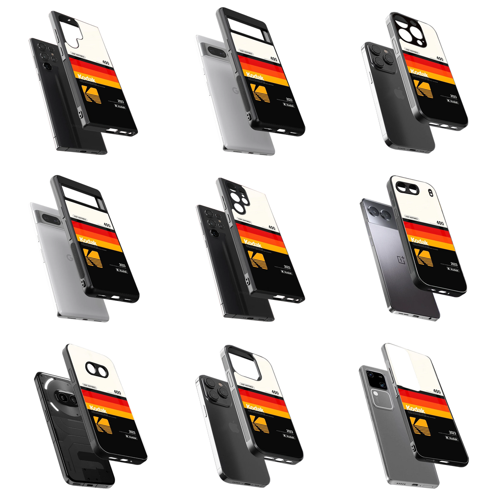 Durable Glass Back Mobile Case for iPhone, Samsung, OnePlus, Google Pixel, Redmi, Vivo, Oppo