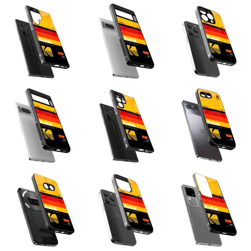 Durable Glass Back Mobile Case for iPhone, Samsung, OnePlus, Google Pixel, Redmi, Vivo, Oppo