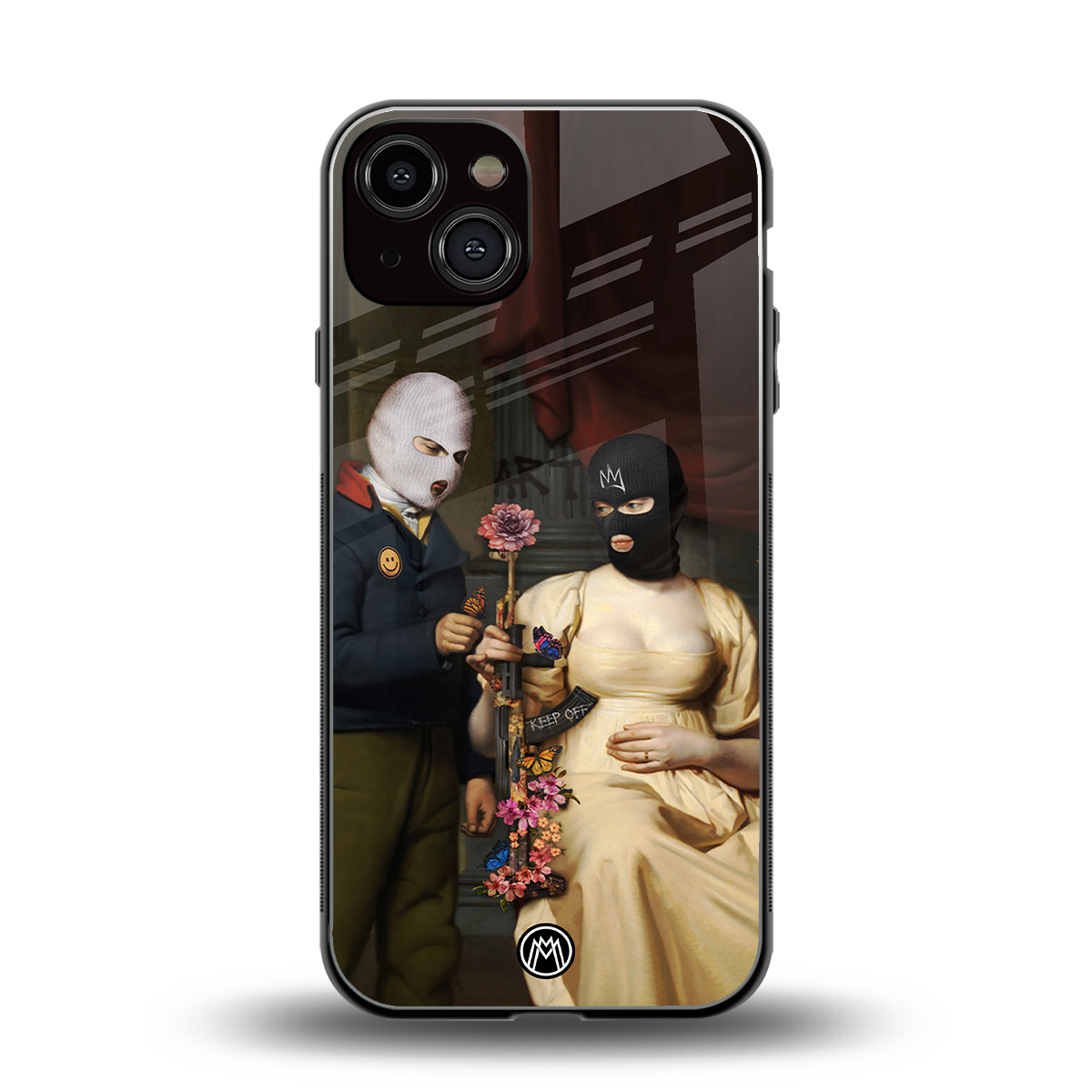 keep off back phone cover | glass case for iphone 13