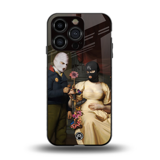 keep off back phone cover | glass case for iphone 15 pro