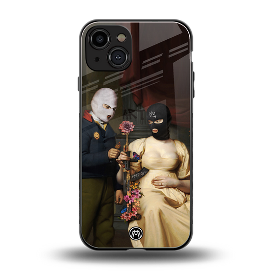 keep off back phone cover | glass case for iphone 15