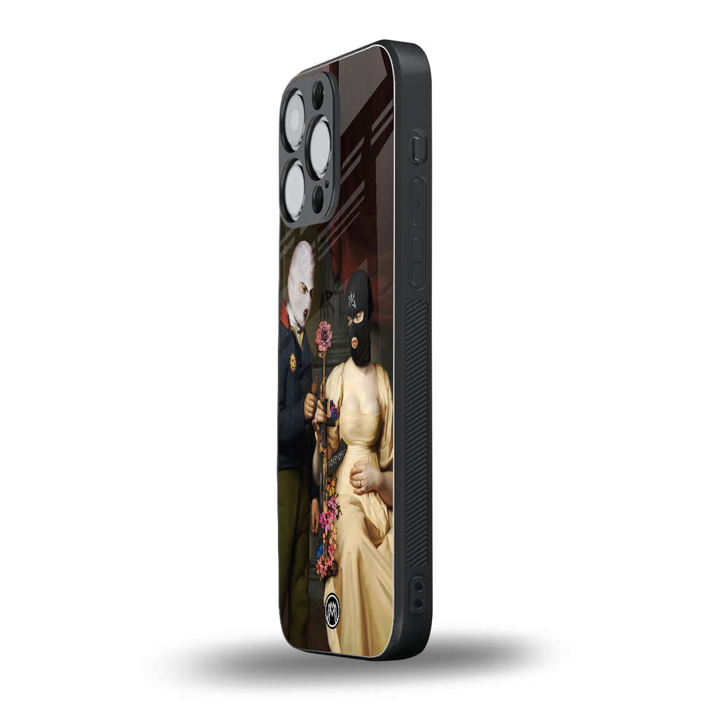 keep off back phone cover | glass case for iphone 16 pro max
