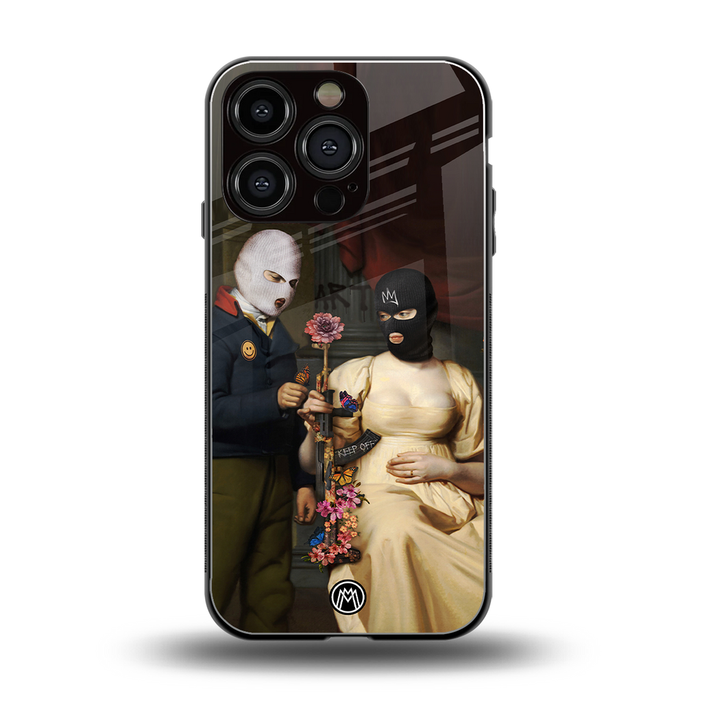 keep off back phone cover | glass case for iphone 16 pro