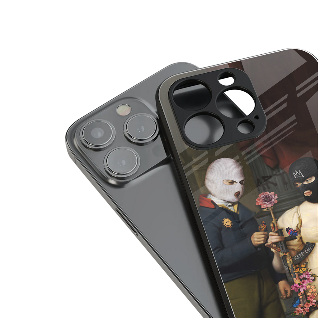 keep off back phone cover | glass case for iphone 16 pro max