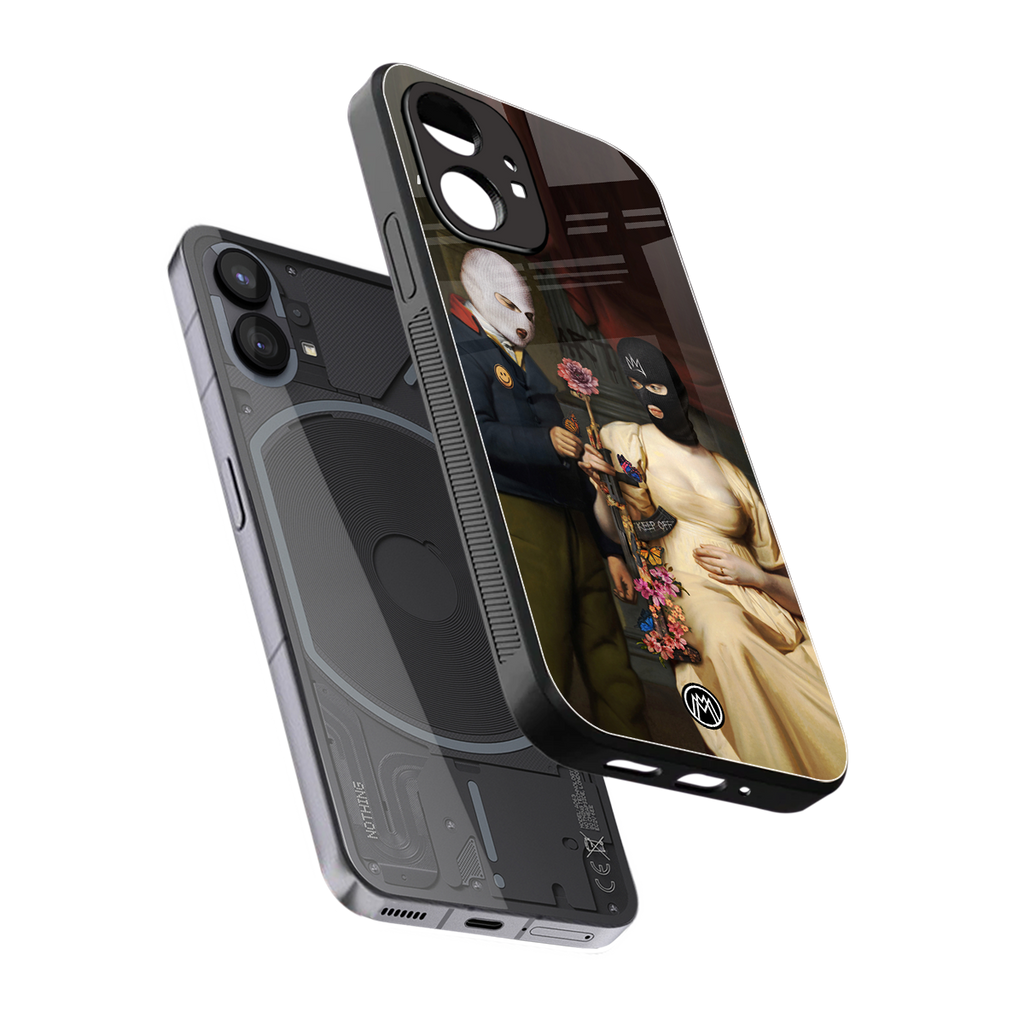 keep off back phone cover | glass case for nothing phone 1