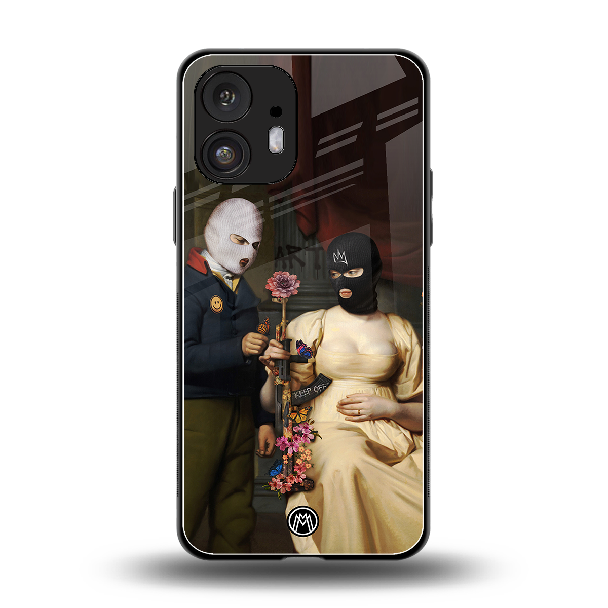 keep off back phone cover | glass case for nothing phone 2