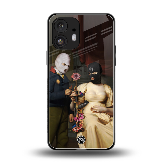 keep off back phone cover | glass case for nothing phone 2