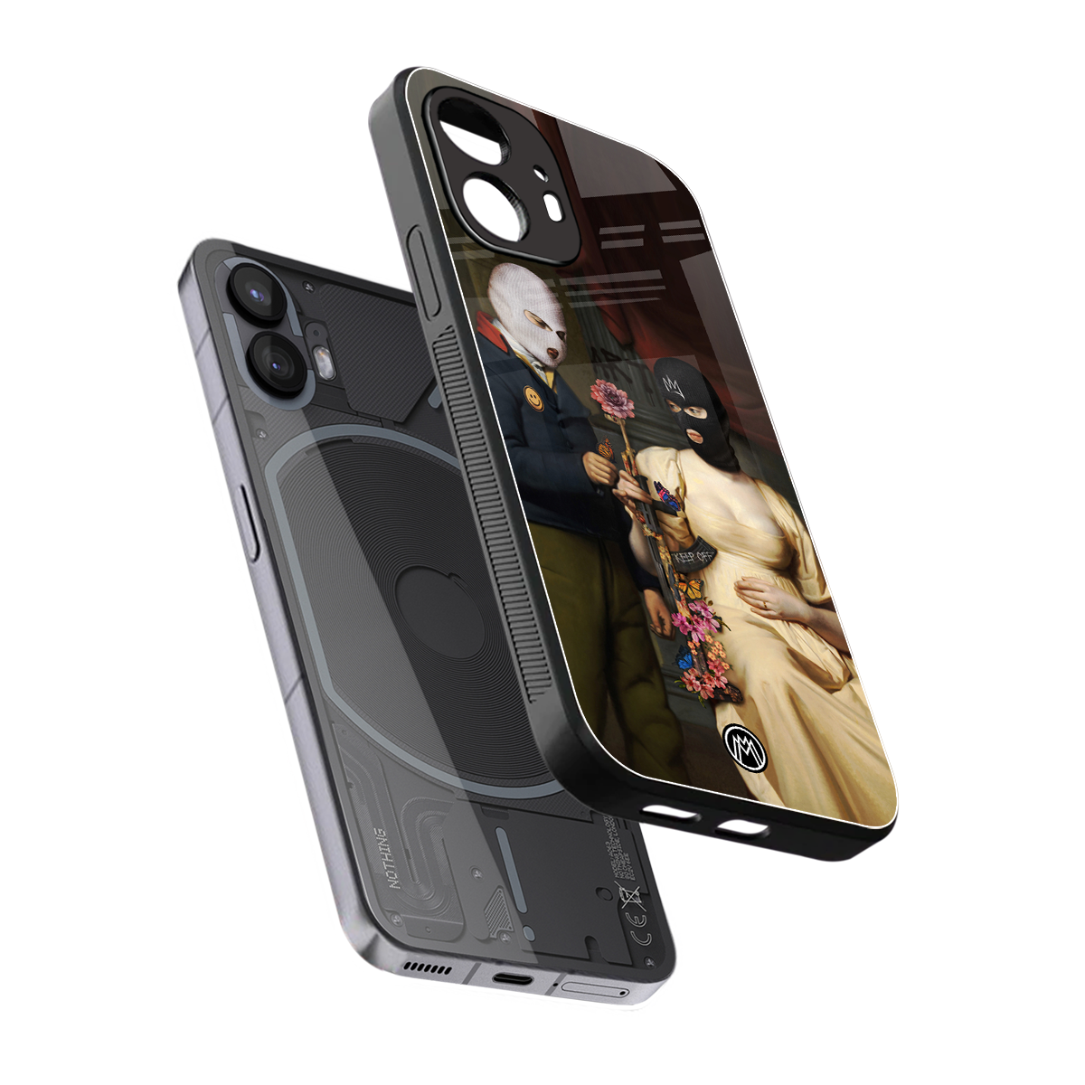 keep off back phone cover | glass case for nothing phone 2