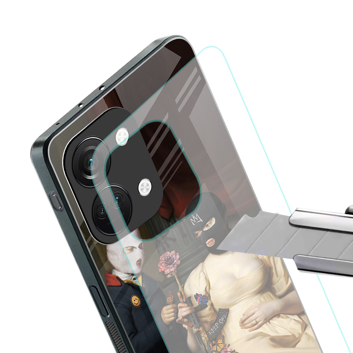 keep off back phone cover | glass case for oneplus nord 3
