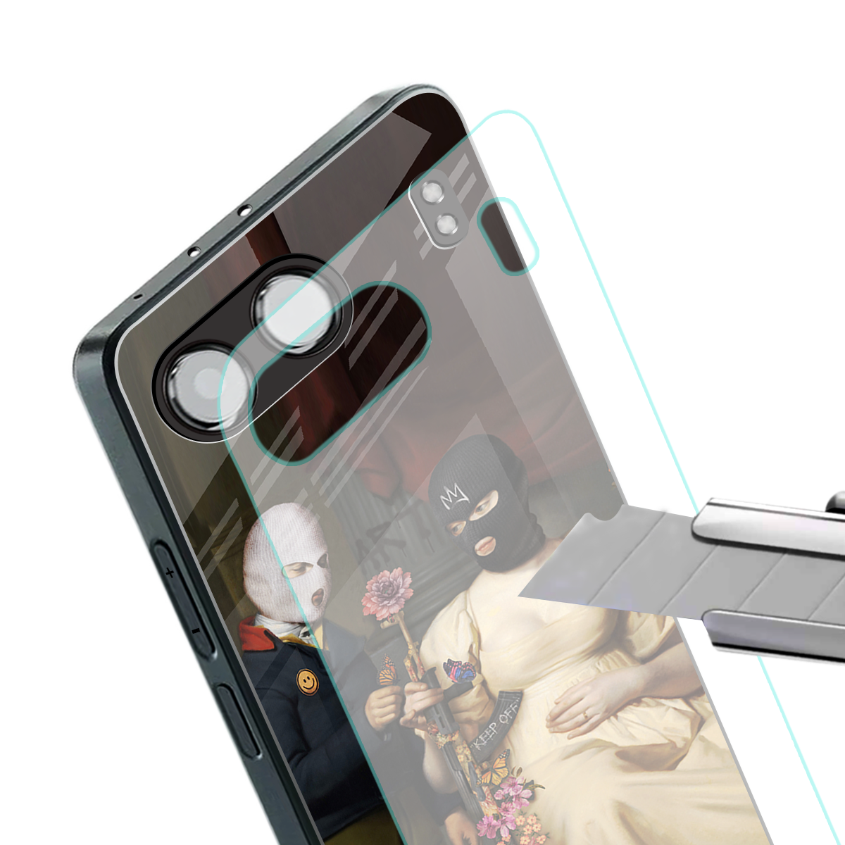 keep off back phone cover | glass case for oneplus nord 4