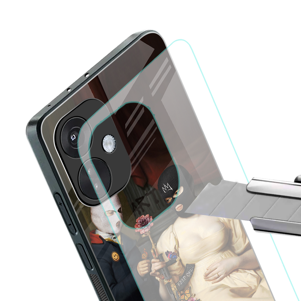 keep off back phone cover | glass case for oneplus nord ce 3