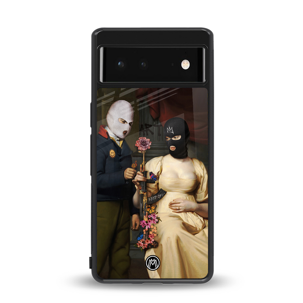 keep off back phone cover | glass case for Google Pixel 6A