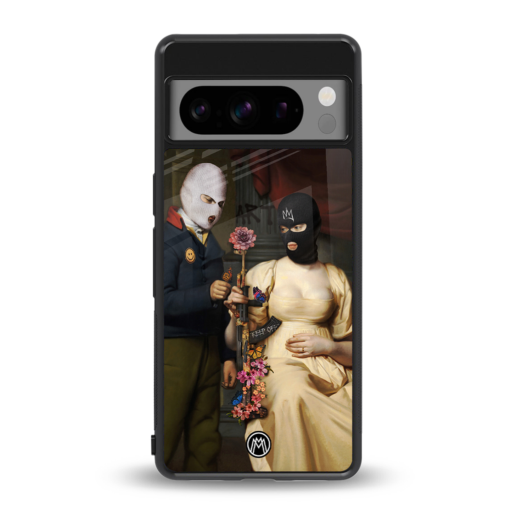 keep off back phone cover | glass case for google pixel 8 pro