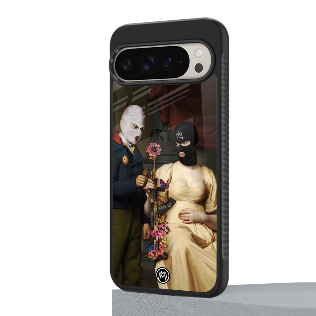 keep off back phone cover | glass case for google pixel 9 pro xl