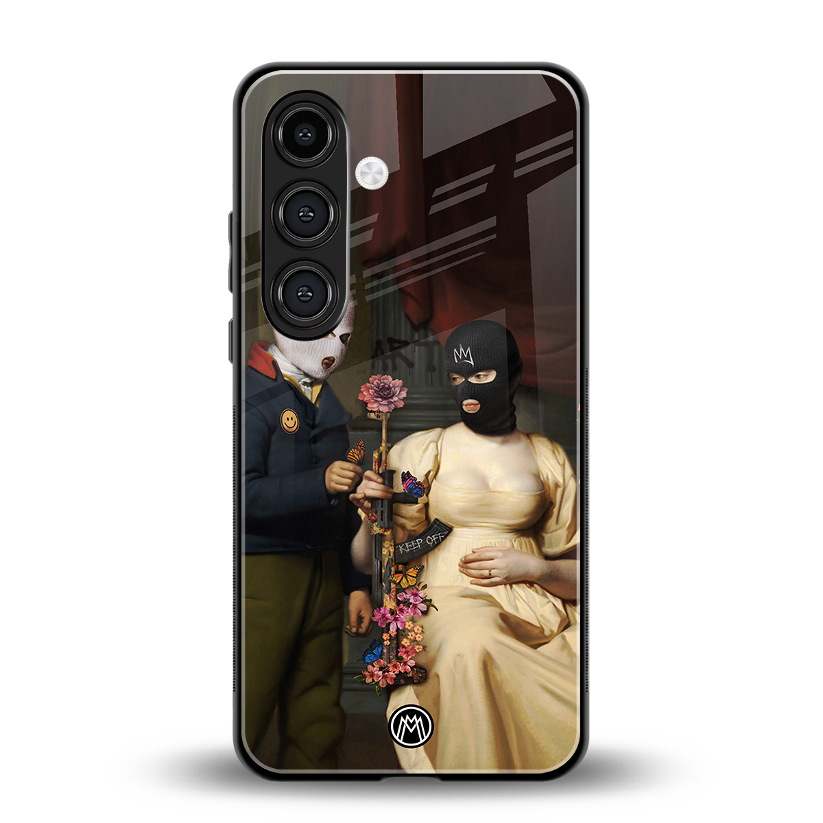 keep off back phone cover | glass case for samsung galaxy s24