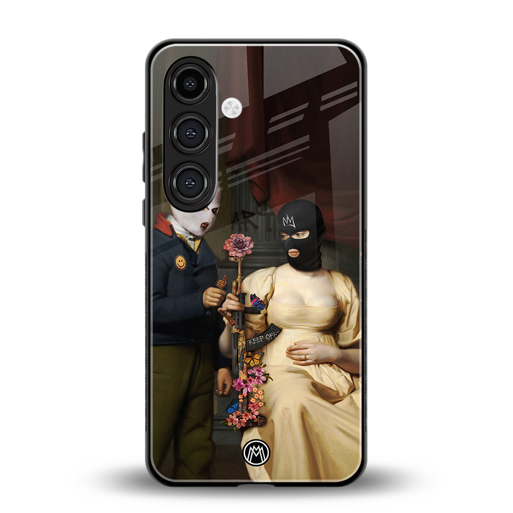 keep off back phone cover | glass case for samsung galaxy s25