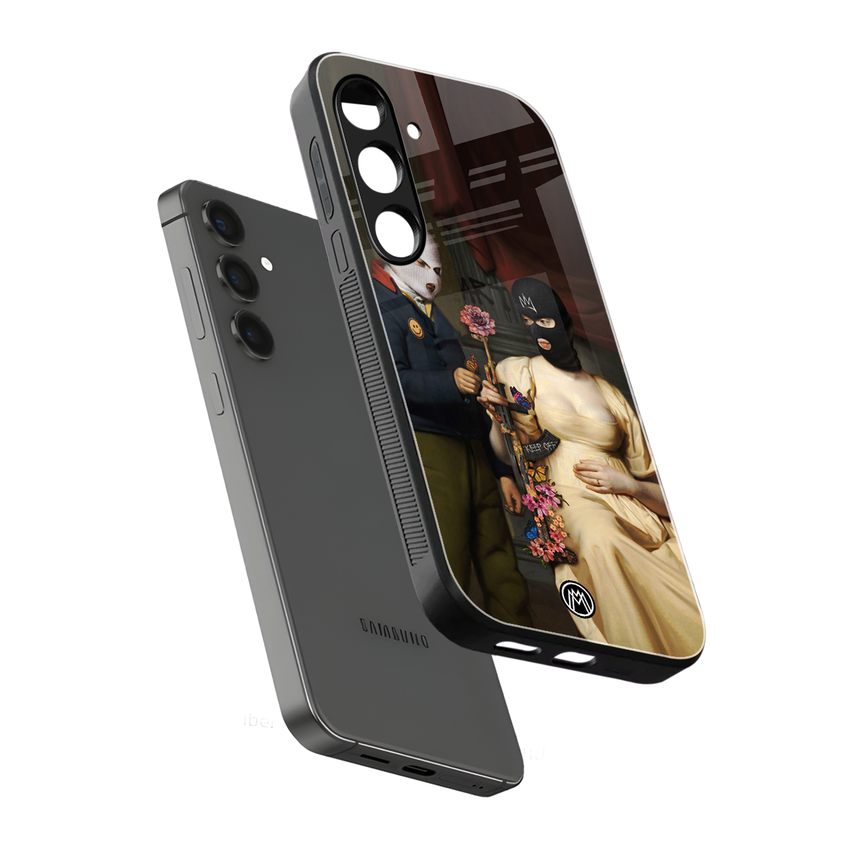 keep off back phone cover | glass case for samsung galaxy s24 plus