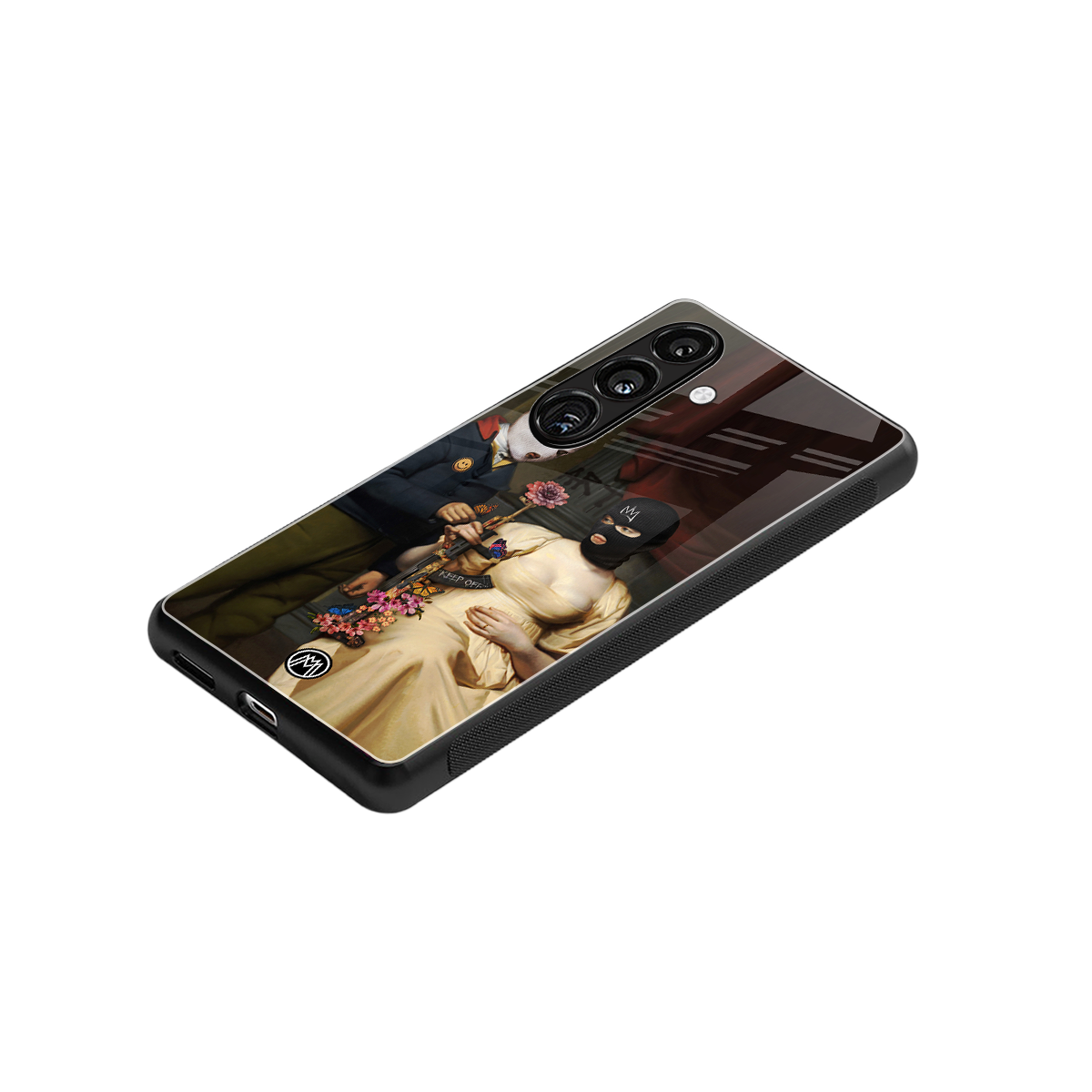 keep off back phone cover | glass case for samsung galaxy s24 fe
