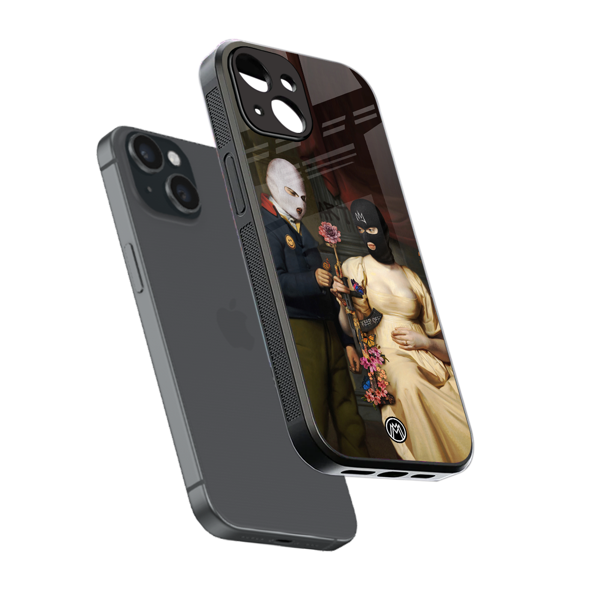 keep off back phone cover | glass case for iphone 15
