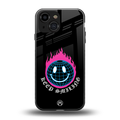 keep smiling back phone cover | glass case for iphone 13 mini