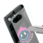 keep smiling back phone cover | glass case for iphone 16e