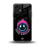 keep smiling back phone cover | glass case for nothing phone 1