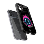 keep smiling back phone cover | glass case for nothing phone 1